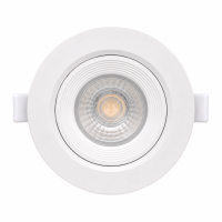 LED Einbauspot Einbaustrahler 9W weiß rund IP20 schwenkbar Ø 9,0 cm (deckenausschnitt) CCT 3000K/4000K/6500K