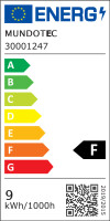 LED Einbauspot Einbaustrahler 9W weiß rund IP40 schwenkbar Ø 9,0 cm (deckenausschnitt) CCT 3 in 1  (warmweiß 3000K, neutralweiß 4200K, kaltweiß 6500K)