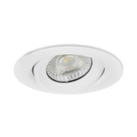 LED Einbauspot Einbaustrahler 9W weiß rund IP40 schwenkbar Ø 9,0 cm (deckenausschnitt) CCT 3000K/4000K/6500K