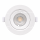 LED Einbauspot Einbaustrahler 9W weiß rund IP20 schwenkbar Ø 9,0 cm (deckenausschnitt) CCT 3000K/4000K/6500K