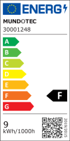 LED Einbauspot Einbaustrahler 9W Schwarz rund IP20 schwenkbar Ø 9,0 cm (deckenausschnitt)  CCT 3000K/4000K/6500K