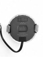 LED Einbauspot  9W schwarz-weiß rund IP20 Ø 7,0 cm (deckenausschnitt) CCT 3 in 1  (warmweiß 3000K, neutralweiß 4200K, kaltweiß 6500K)