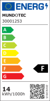 LED Einbauspot  14W schwarz-weiß rund IP20 Ø...