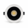 LED Einbauspot  14W schwarz-weiß rund IP20 Ø 90-95mm (deckenausschnitt) CCT 3 in 1  (warmweiß 3000K, neutralweiß 4200K, kaltweiß 6500K)