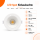 LED Einbauspot  9W weiß-weiß rund IP20 Ø 7,0 cm (deckenausschnitt) CCT 3 in 1  (warmweiß 3000K, neutralweiß 4200K, kaltweiß 6500K)