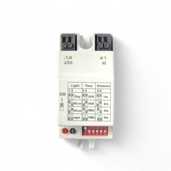 Mikrowellen Bewegungsmelder 5,8 GHz Schalter für LED-Beleuchtung Max. 400W