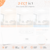 LED Deckenpanel Deckenleuchte Einbauleuchte Backlight | 36 Watt | 62 x 62 cm | Lichtfarbe einstellbar CCT(3in1)  UGR<19