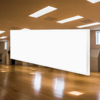 LED Aufbauleuchte Deckenleuchte rechteckig Backlite  36 W | 30x120cm -3IN1 UGR<19