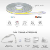 LED Stripe COB 230 V, 12W/m, IP54, 50m neutralweiß (4000K)
