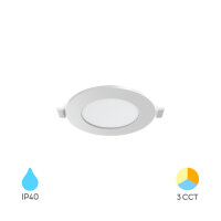 LED Panel Einbauleuchte rund 3 Watt | Ø 7,5cm IP40 CCT 3000K/4000K/6500K