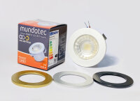 LED Einbauspot Minispot Dimmbar 3W IP54 rund...