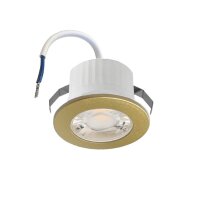 LED Einbauspot Minispot Dimmbar 3W IP54 rund weiß/schwarz/gold/silber Ø 3,5 cm (deckenausschnitt) warmweiß (3000 K)