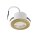 LED Einbauspot Minispot Dimmbar 3W IP54 rund weiß/schwarz/gold/silber Ø 3,5 cm (deckenausschnitt) warmweiß (3000 K)