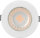 LED Einbauspot Minispot Dimmbar 3W IP54 rund weiß/schwarz/gold/silber Ø 3,5 cm (deckenausschnitt) warmweiß (3000 K)
