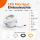 LED Einbauspot Minispot Dimmbar 3W IP54 rund weiß/schwarz/gold/silber Ø 3,5 cm (deckenausschnitt) warmweiß (3000 K)