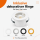 LED Einbauspot Minispot Dimmbar 3W IP54 rund weiß/schwarz/gold/silber Ø 3,5 cm (deckenausschnitt) warmweiß (3000 K)