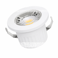 LED Einbauspot Minispot Dimmbar 3W IP54 rund weiß/schwarz/gold/silber Ø 3,5 cm (deckenausschnitt) neutralweiß (4000 K)