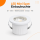 LED Einbauspot Minispot Dimmbar 3W IP54 rund weiß/schwarz/gold/silber Ø 3,5 cm (deckenausschnitt) neutralweiß (4000 K)