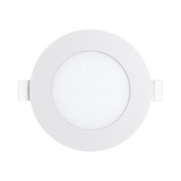LED Panel Einbauleuchte integrierte trafo  rund 3W IP20 Ø 7,5 cm | CCT (warmweiß 3000K, neutralweiß 4200K, kaltweiß 6400K)