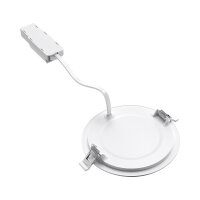 LED Panel Einbauleuchte integrierte trafo  rund 3W IP20 Ø 7,5 cm | CCT (warmweiß 3000K, neutralweiß 4200K, kaltweiß 6400K)