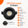 LED Einbauspot Einbaustrahler Dimmbar 7W schwarz rund IP20 schwenkbar Ø 7,0 cm (deckenausschnitt)  CCT 3000K/4000K/6500K