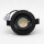 LED Einbauspot Einbaustrahler Dimmbar 7W schwarz rund IP20 schwenkbar Ø 7,0 cm (deckenausschnitt)  CCT 3000K/4000K/6500K