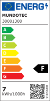 LED Einbauspot Dimmbar 6,5W weiß rund IP20 Ø 7,0 cm (deckenausschnitt) CCT 3 in 1  (warmweiß 3000K, neutralweiß 4200K, kaltweiß 6500K)