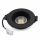 LED Einbauspot Dimmbar 6,5W schwarz rund IP20 Ø 7,0 cm (deckenausschnitt) CCT 3 in 1  (warmweiß 3000K, neutralweiß 4200K, kaltweiß 6500K)