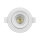 LED Einbauspot Dimmbar 6,5W schwarz rund IP20 Ø 7,0 cm (deckenausschnitt) CCT 3 in 1  (warmweiß 3000K, neutralweiß 4200K, kaltweiß 6500K)