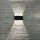 LED Wandleuchte rund 18W 2 flammig  CCT | IP65 | Grau