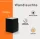LED Wandleuchte eckig 9W 1- flammig CCT | IP65 |  Grau