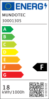 LED Wandleuchte eckig 18W 2 flammig  CCT | IP65 | Grau