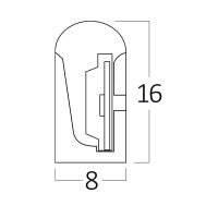 Neon LED Streifen 8x16 mm – 220V Warmweiß 3000K – Flexibel & Wasserdicht