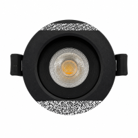 LED Einbauspot Einbaustrahler Schwarz 5W CCT 3000K/4000K/6500K