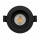 LED Einbauspot Einbaustrahler Schwarz 5W CCT 3000K/4000K/6500K