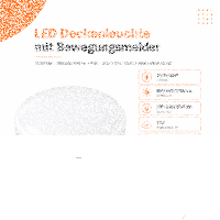 LED Deckenleuchte mit Sensor – 10W-15W-20W | 3...