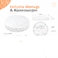 LED Deckenleuchte mit Sensor – 10W-15W-20W | 3 Wattstufen 5 CCT 2700K/3000K/4000K/5000K/6500K