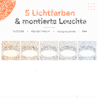 LED Deckenleuchte mit Sensor – 10W-15W-20W | 3 Wattstufen 5 CCT 2700K/3000K/4000K/5000K/6500K