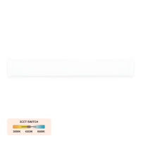 LED Lineare Deckenleuchte 40W IP40 CCT 3000K/4000K/6500K...