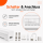 LED Linearlampe 12W -  588mm, G5, CCT 2700K/3000K/4000K/5000K/6500K
