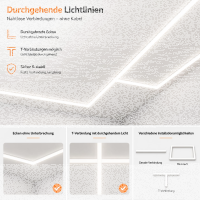 LED Linearlampe 24W -  1188mm, G5, CCT 2700K/3000K/4000K/5000K/6500K