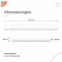 LED Linearlampe 24W -  1188mm, G5, CCT 2700K/3000K/4000K/5000K/6500K