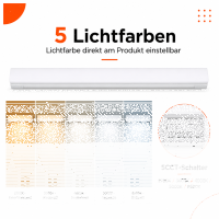 LED Linearlampe 24W -  1188mm, G5, CCT 2700K/3000K/4000K/5000K/6500K