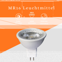 LED Leuchtmittel Reflektorlampe GU5.3 | 5 Watt 12V |...