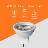 LED Leuchtmittel Reflektorlampe GU5.3 | 5 Watt 12V |...