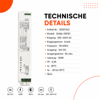 LED Netzteil 24V IP20 120W