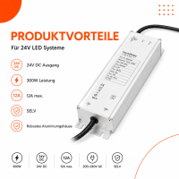 LED Netzteil 300W 24V - IP20