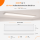LED Deckenaufbauleuchte 36W | 30x120cm CCT 3000K/4200k/6500k 4400lm UGR<19