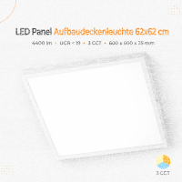 LED  Deckenaufbauleuchte 36W 620x620 CCT 3000k / 4200K /...