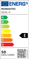LED Aufbauleuchte Deckenleuchte Schwarz rund 50W mit Fernbedienung  - 6000Lm